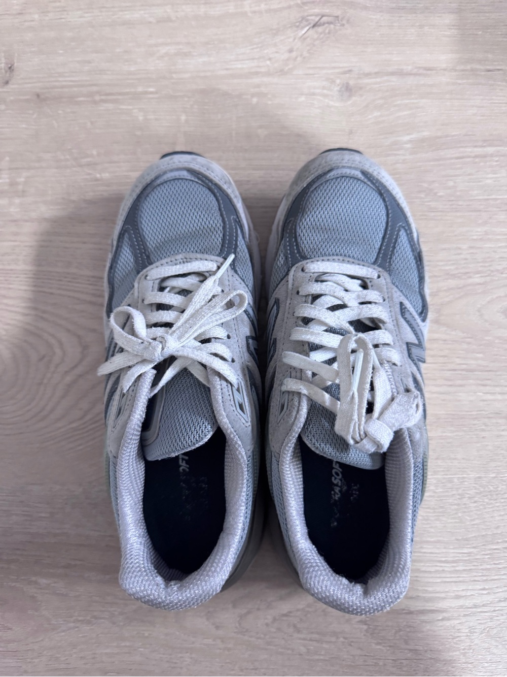 New Balance 990 V5 Gray Fashion Sneakers size 39